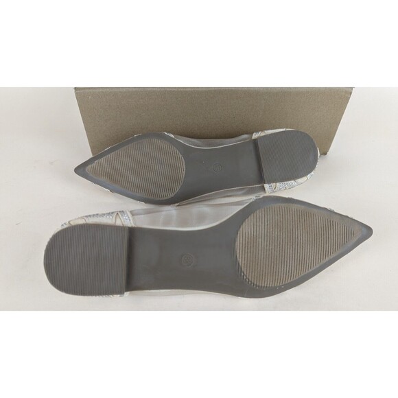 Journee Collection Batavia Flats Women 8.5 Nude Rhinestone Pointed Toe Shoes NWT - Picture 8 of 10